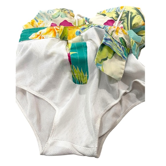 Polo Ralph Lauren Swimming Shorts Trunk Size M Beach Hawaiian Prints - Picture 7 of 14